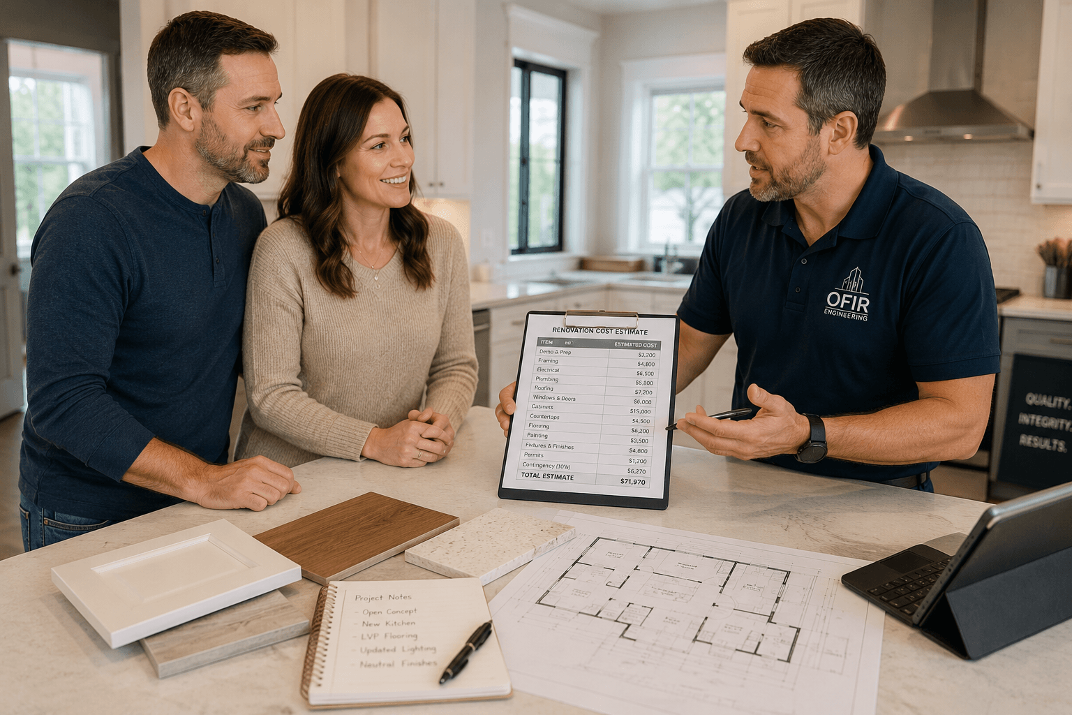 Florida renovation labor and material cost planning