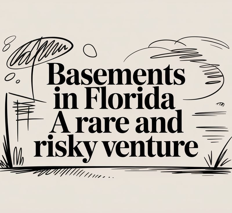 Basements in Florida: An Investor's Guide for 2026 Basements in Florida: An Investor's Guide for 2026