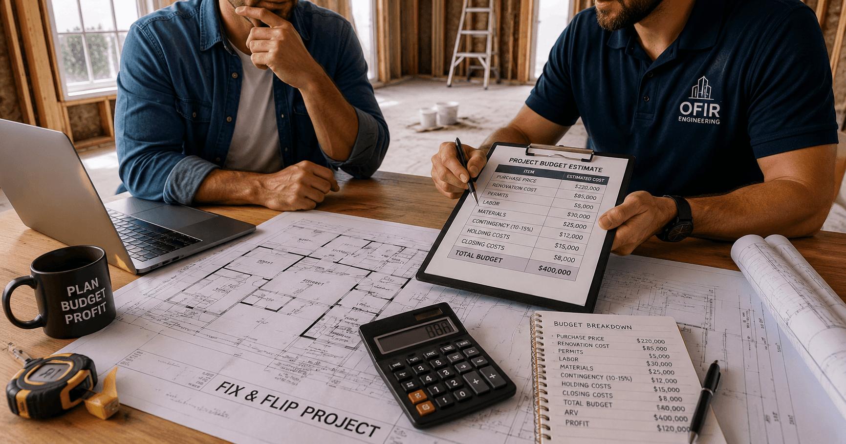 fix and flip renovation budget planning in Florida