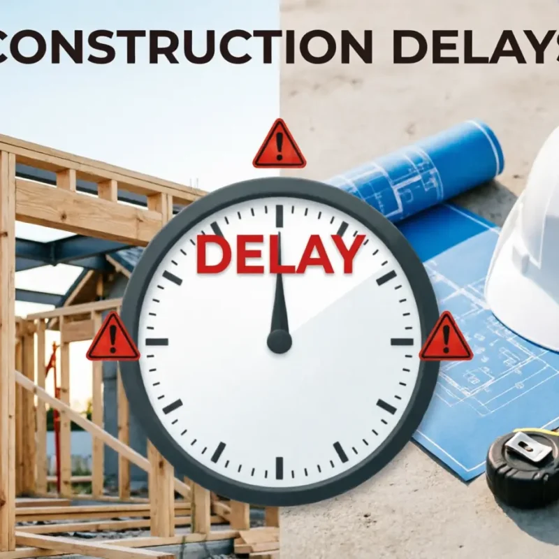 Common Delays in New Construction Projects and How to Avoid Them Common Delays in New Construction Projects