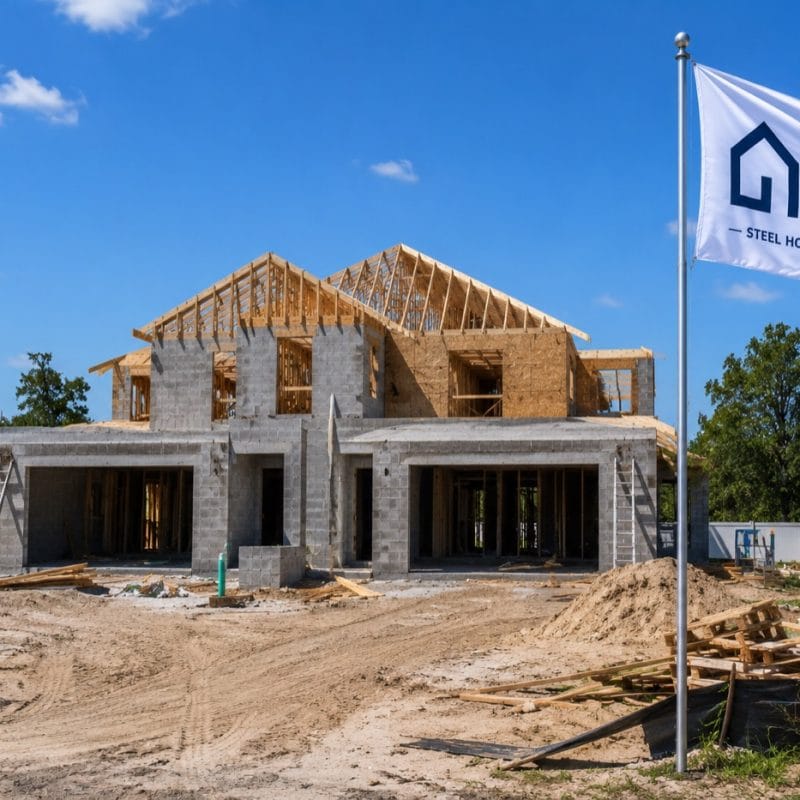 Smart-Home & Advanced Systems in a Luxury Build Steel frame home built by Ofir Engineering, licensed Florida general contractor, in Jacksonville