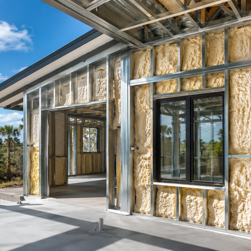Energy Efficiency & Insulation in Steel-Frame Florida Homes Energy Efficiency & Insulation in Steel-Frame Florida Homes — Ofir Engineering, Northeast Florida
